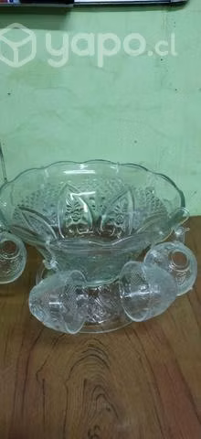 Ponchera vidrio