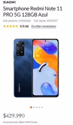 Redmi note 11 PRO 128gb 5G