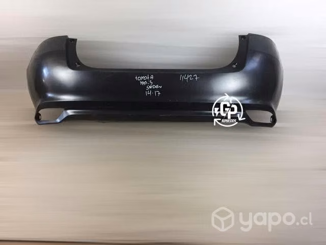 Parachoque Trasero Toyota Yaris sedan 2014 2017