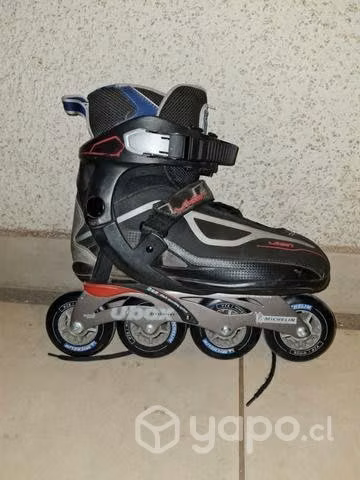 Patines marca ukan rueda michelín + casco - Imagen 3