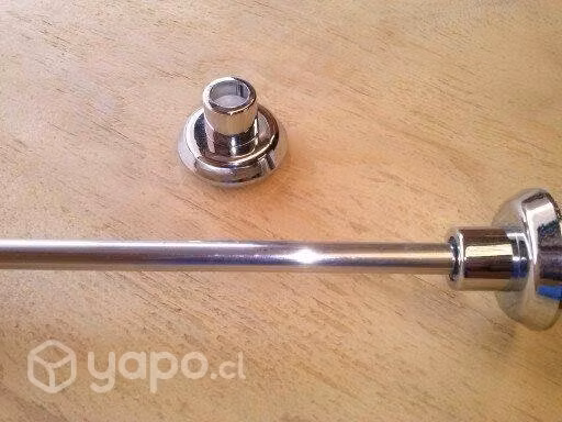 Barras Cortina Baño 1,80 Mts 16 Mm Crom 3b