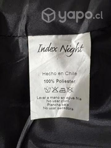 Vestido Straples Marca Index Nigth Talla S/m Negro