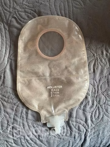 Bolsa urostomia Hollister. Nuevo