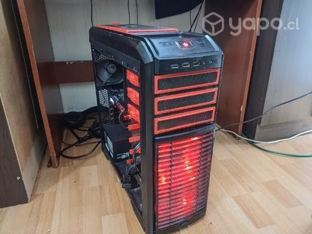 Pc gamer + monitor + mouse + teclado + auriculare