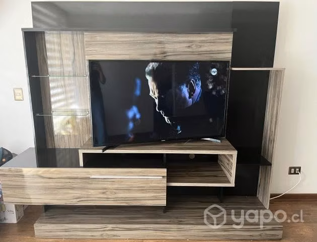 Espectacular Rack para sistema de televisión