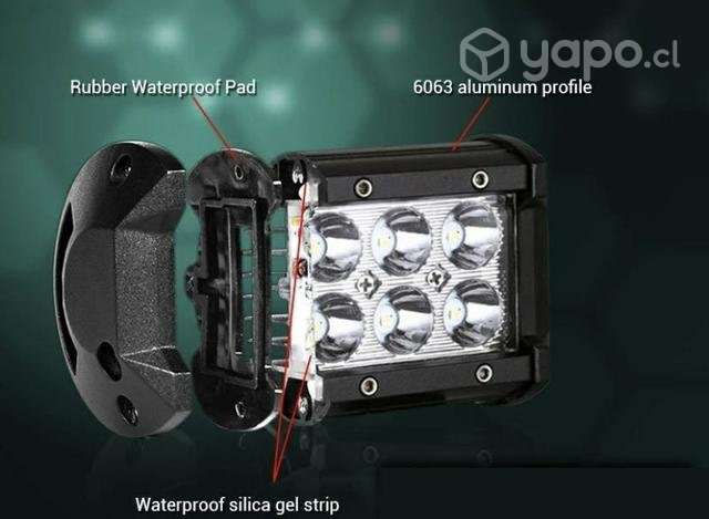Barras Neblineros led 18w auto moto - Imagen 4