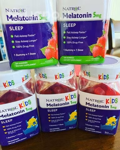 Melatonina Natrol 180 unidades formato gomitas