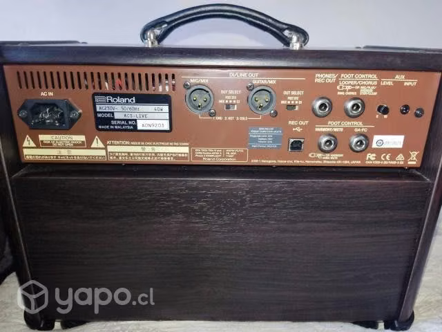Guitarra electrocústica más amplificador y estuche