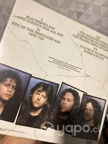 Vinilos Metallica y Testament