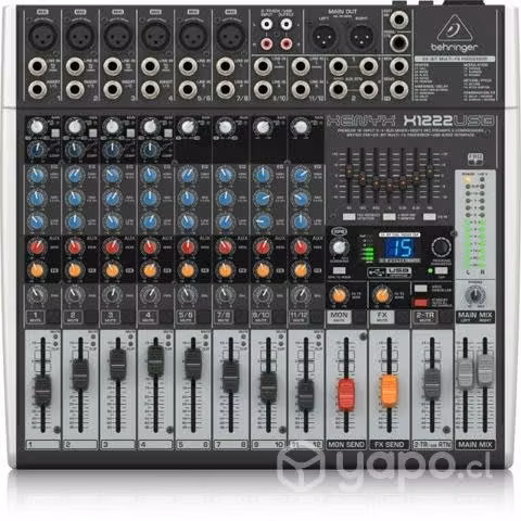 Consola Mixer Behringer Xenyx 1222 USB fx