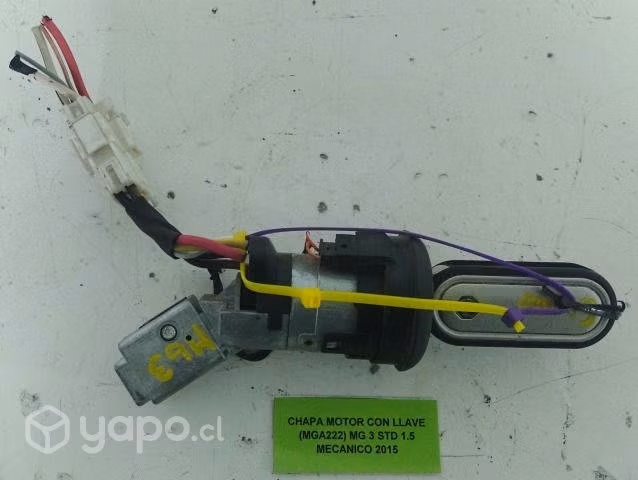 Chapa Motor Con Llave (MGA222) MG 3 STD 1.5