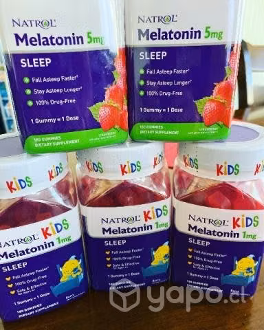 Gomitas natrol , 1 y 5 mg 180 unidad