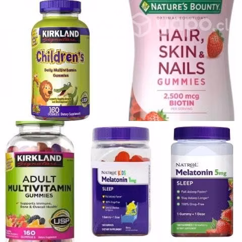 Gomitas natrol , 1 y 5 mg 180 unidad