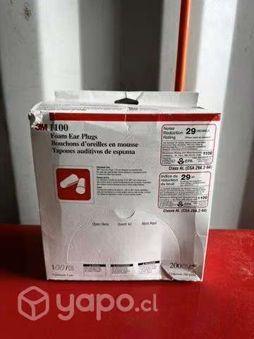 Tapones Auditivos De Espuma 3M 200 pares