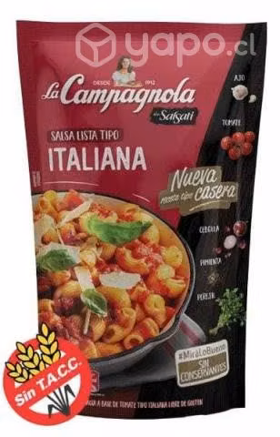 Salsa de tomate campagnola