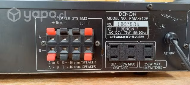 Preamplificador denon pma 910v