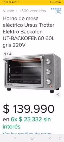 Horno eléctrico nuevo