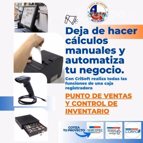 Punto de ventas y software control inventario