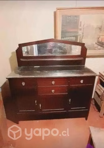 Lindo mueble antiguo y living antiguo