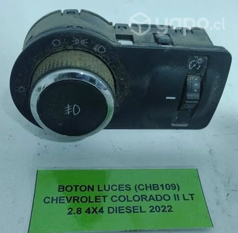 Botón Luces (CHB109) Chevrolet Colorado II LT 2.8