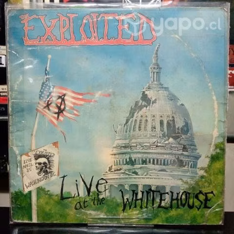 Lp Vinilo The Exploited Live At The Whitehouse