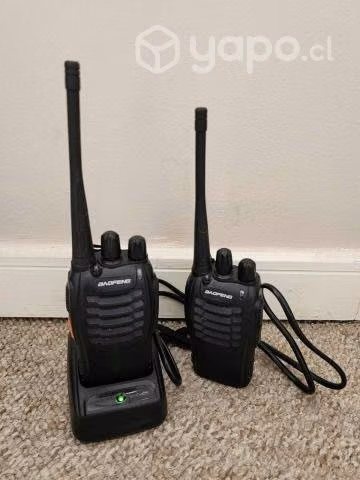Pack 2 Radios Transmisor Walkie Talkie Baofeng