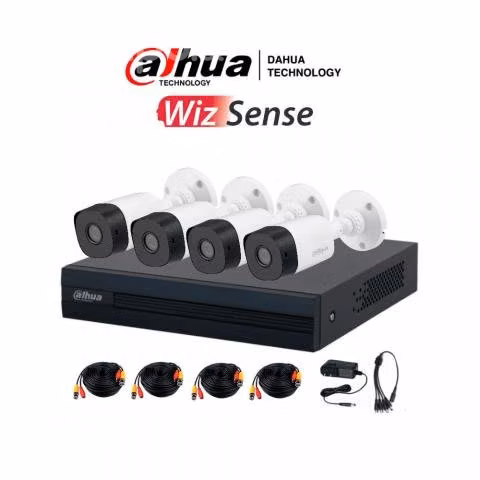 Kit Videovigilancia Dahua 4 Camaras 2mp + Hdd 500g