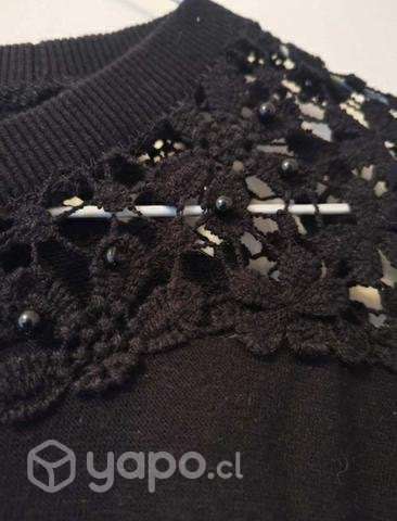 Poleron negro talla S - Imagen 2