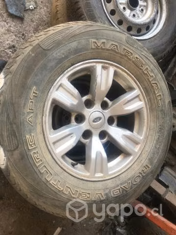 Llanta aluminio con neumatico 24575R16 Ford Ranger