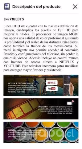 Smart TV 4K 49 pulgadas Ultra HD