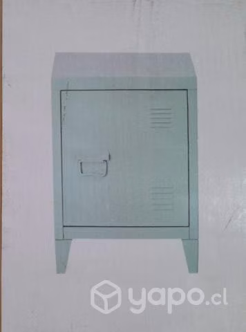 2 veladores lockers verde menta