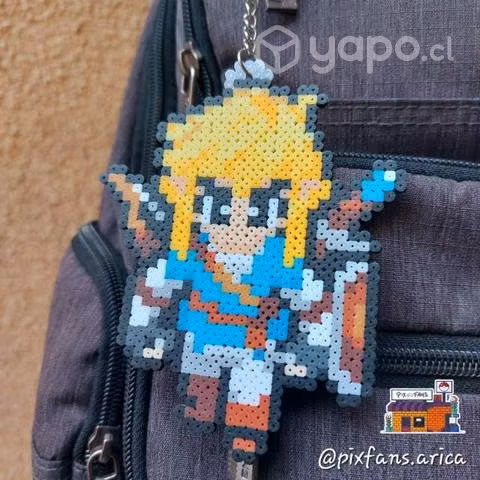 Llavero pixelado Link ( Zelda Breath of the Wild)