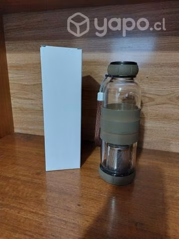 Botella infusora de vidrio