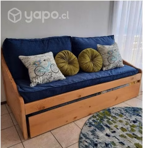 sofá cama nido de madera nuevo