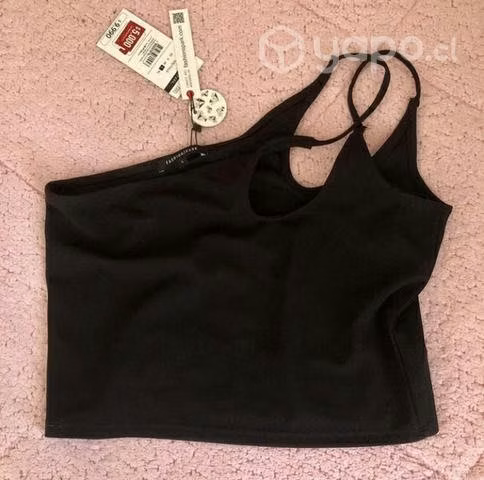 Crop Top Negro