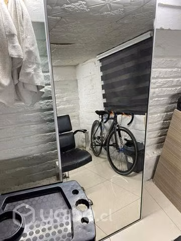 Silla de peluquería carrito y espejo - Imagen 4