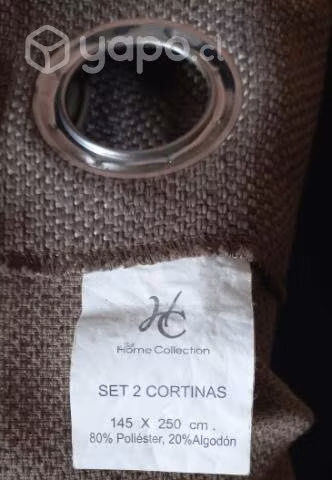 SET DE 2 CORTINAS Home Collection - Imagen 2