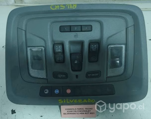 Consola Farol Techo (CHS118) Chevrolet Silverado