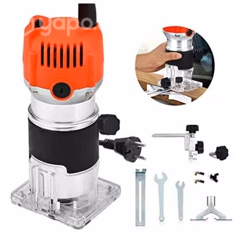 Fresadora Recortadora 800w 6 Velocidades + Set Fre
