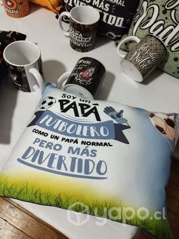 Almohadas, globo ,tazón Hermoso regalo día del pad