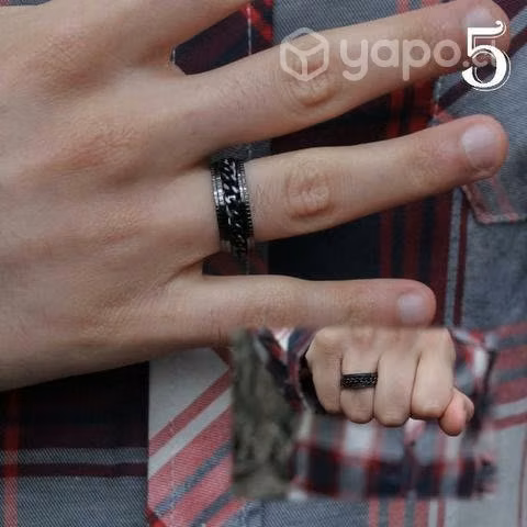 Anillos para hombre 2x1