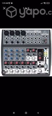 Mesa de sonido behringer 1202fx