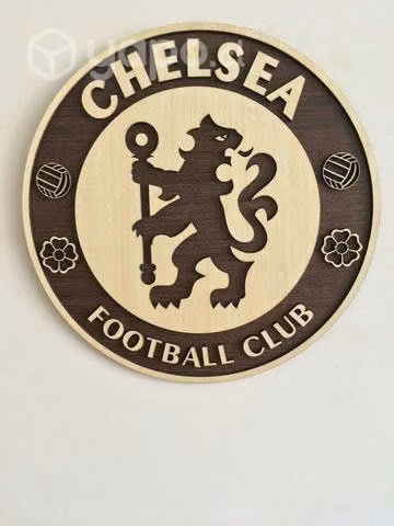 Placa logo clubes del mundo