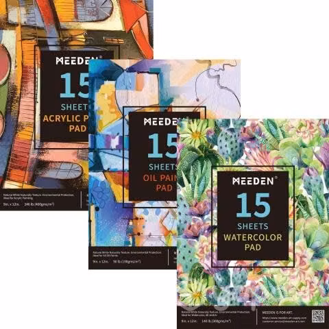 Set 2 atriles pinturas pinceles bastidor meeden