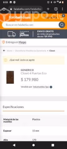 Closet 4 puertas - Imagen 3