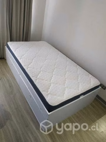 Cama de 1,5 plazas poco uso