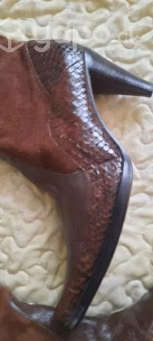 Botas cuero brazileño cafe 36 - Imagen 3