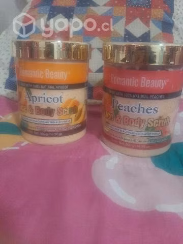 Cremas exfoliante facial con aroma
