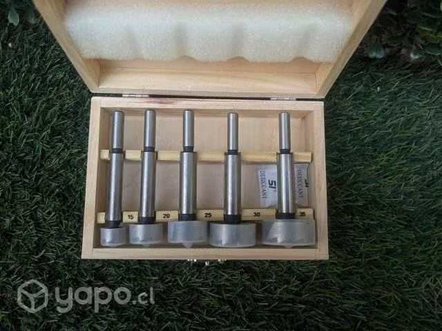 Juego de 5 brocas de metal para madera marca makaw