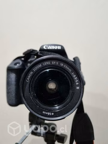 Camara Canon Rebel EOS t5 + tripode